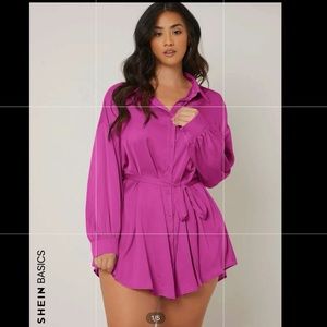 Brand new Shein shirt dress.